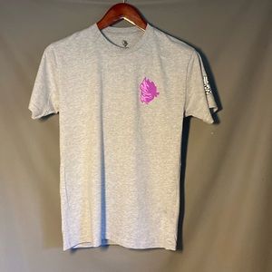 Ninja  Lollapalooza Grey T-Shirt Mens Drip Tee Short Sleeve. Size L. New.